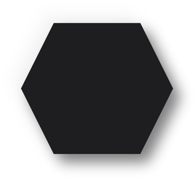 Neumorphic Hexagon Button